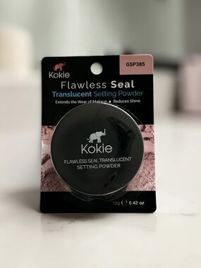 NWT KOKIE Flawless Seal translucent setting powder GSP358 .42oz 12g NEW